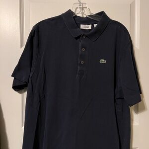 Lacoste Navy Bue Polo-Youth XXL
